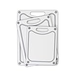 Dexas Fresh Prep 3-Pack Non-Slip Recycled Poly Cutting Boards - 13x17, 11x 14, 9x12