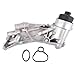 93186324 Engine Oil Cooler with Filter Replacement for 2009-2020 Chevy Aveo Cruze Malibu Sonic Trax Cascada Encore Pontiac G3 Saturn Astra 1.6L 1.8L 12992593 55353323 25199751