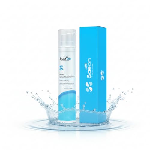 Image of Saeon Korean Kojic Acid Deep Hydration Lotion for Dry & Sensitive Skin | Long-Lasting Moisturizer for 48 Hours | Lightweight Nourishing Face & Body Lotion | Hydrating Skincare for Men & Women K Beauty 50ml