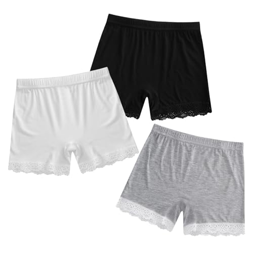 JEYPINMI Toddler Girls Assorted Boyshort 3 Packs Comfort Panties Briefs Hipster Underpants for 2-14Years4