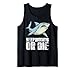Shark Keep Moving or Die Motivational - Ventilador de tiburón envejecido Camiseta sin Mangas