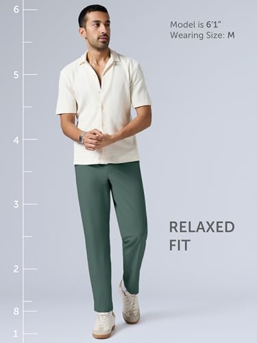 Image of XYXX Men Soft Stretch All Day Quick Dry Straight Fit Casual Pants