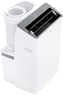 Cooper&Hunter 14000 BTU High Efficiency Inverter Portable Air Conditioner and Heater with Dual Hose, Dehumidifier, and Fan For Areas Up To 550 Sq. Ft, with Smart WiFi, Remote Control & Window Kit