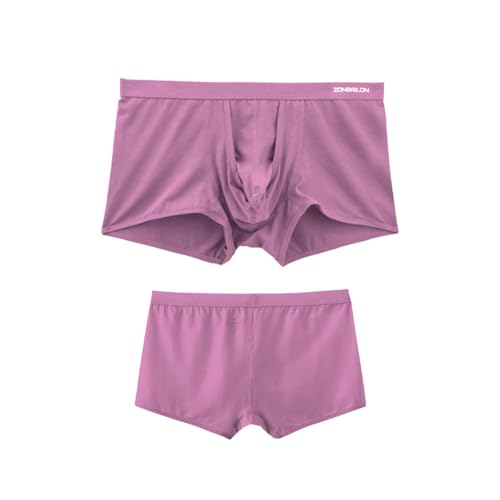 Ropa interior para hombre transpirable tipo calzoncillos bóxer de algodón modal 2