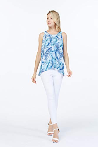 Image of Hawaii Hangover Family Matching Hawaiian Clothes, Simply Blue Leaves | Family matching Hawaiian outfits, Simply Blue Leaves, lightweight rayon, machine washable, tropical leaf print, luaus