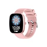Smartwatch HZ-139 1.83' com Chamadas Bluetooth, Notificações, Esportes, Tela Full Touch, à Prova d’Água, Android e iOS(Rosa)