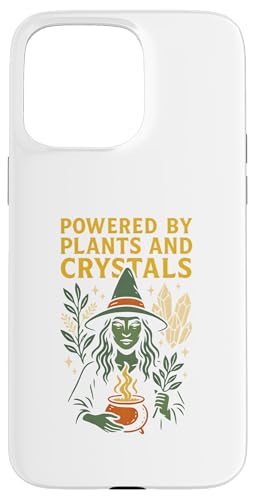 Green Witch Powered by Plants Crystal fB[X EBb`RA X}zP[X iPhone 15 Pro Max p