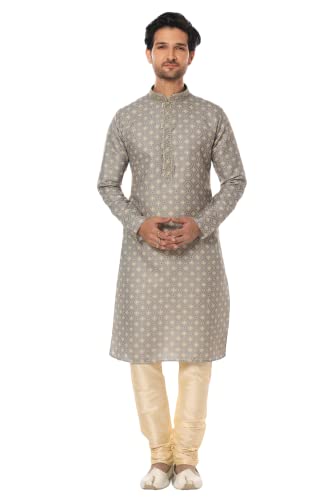 Indian Pakistani Men's Cotton Party Festive Ethnic Wear Tunic Kurta Pajama Dress Set