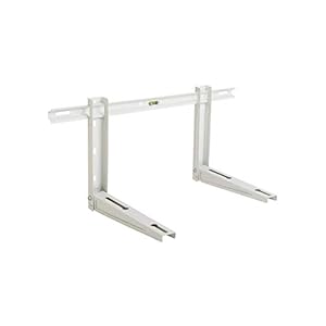 Fischer Staffe per Climatizzatore Motore Esterno KLIMA KLIK 465 ad Innesto Rapido con Traversa, Include 1 mensola KLIMA KLIK 465, 3 tasselli in nylon SX 12 BM, 3 viti TE, 3 rosette,524500