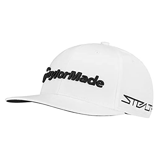 Taylor Made Visita Plana Gorra, Blanco, Talla única para Hombre