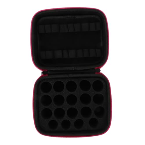 Étui pour huiles essentielles 15 flacons de 10ml en EVA et tissu noir pour l'organisation