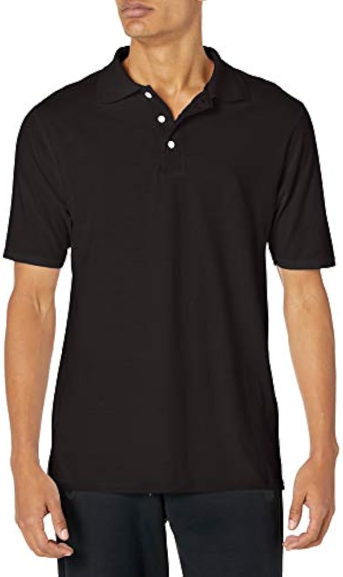 Hanes Men's FreshIQ Polo Shirt, Men’s X-Temp Polo Shirt, Moisture-Wicking Performance Polo Shirt