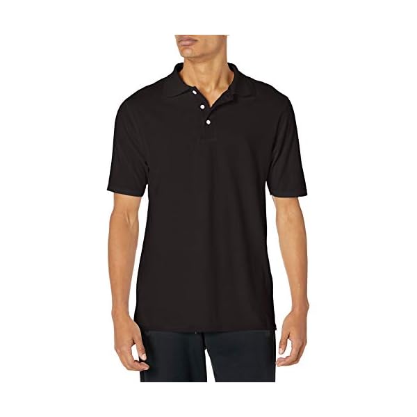 Hanes Men’s FreshIQ Polo Shirt, Men’s X-Temp Polo Shirt, Moisture-Wicking Performance Polo Shirt