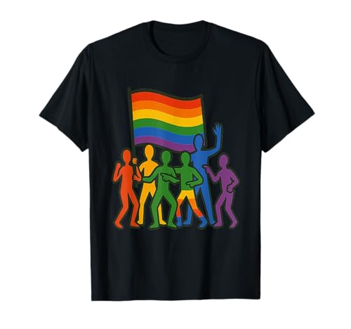 LGBT Captura La Bandera Juego En Equipo Camiseta