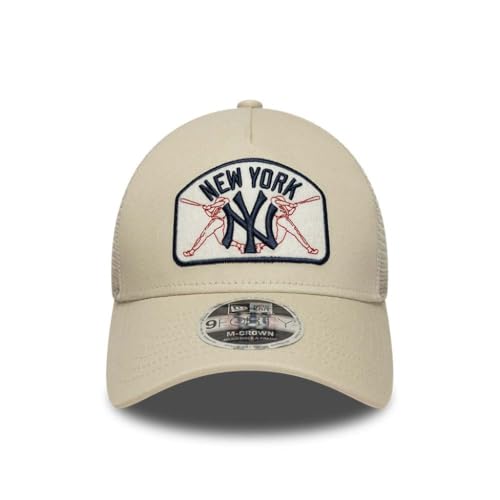 New Era MLB 9Forty MC Trucker Cap New York Yankees Beige