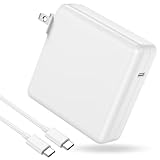 96W Charger for MacBook Pro Fast Charger Power Adapter, Compatible with MacBook Pro 16, 15, 14, 13 Inch, MacBook Air 15,13 Inch, iPad Pro 2021-2025,M1 M2 M3,M4 Included 6.6ft USB C to C Cable