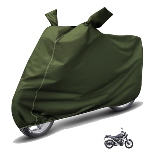 Image of Auto Hub Waterproof Bike Cover Compatible with Yamaha Fzx Dustproof, UV Protection Two Wheeler Bike Fzx Cover - Green
