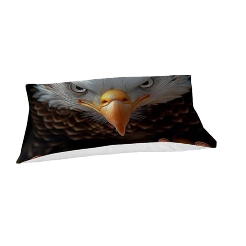 Housse de couette oiseaux en microfibre 3D pour lit enfant single 135x200cm - 7