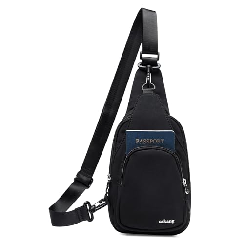 Image of cakang Womens Sling Bag Crossbody Bags for Women Vegan Leather Sling Backpack Daypack Fanny Pack Crossbody Purse Travel