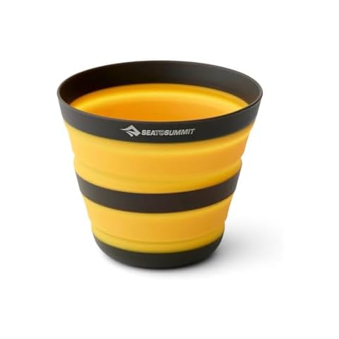 Sea to Summit Frontier Ultralight Collapsible 12 Ounce Camp Cup, Sulphur Yellow Cover