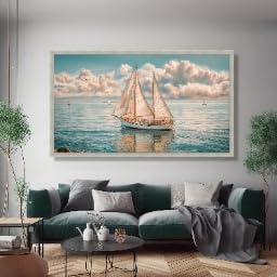 Art mural nautique CAOXTART : donnez un air de vacances à votre salon moderne