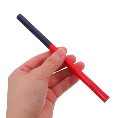 Juego de 20 lápices carpinteros de madera con doble punta miniatura 4