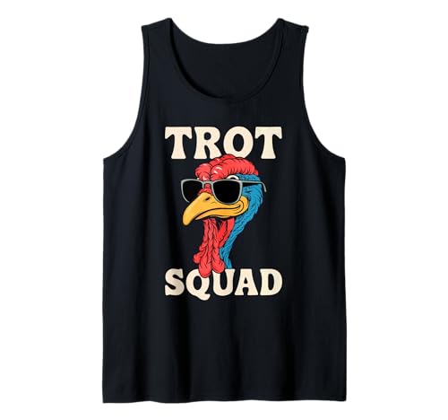 Trot Squad Shirt Adult Kids Men Women Turkey Trot Costume Tank Top