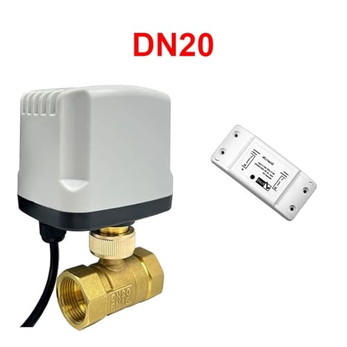 Válvula inteligente WiFi DN20 para programar el corte de agua automático a 220V 3