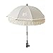 Colcolo Parasol pour poussette bébé, avec pince UV Accessoires universels pour poussette Couvertures d'auvent Parapluie bébé pour chaise de plage, lapin