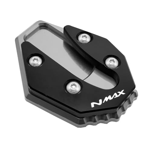 Plaque extension béquille moto NMAX sécurise l'arrêt sur sol meuble - 4
