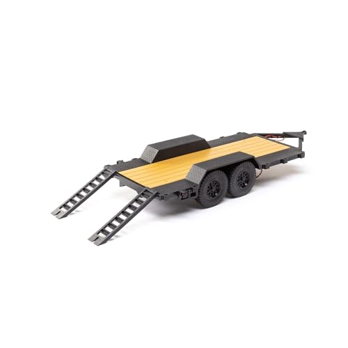 Axial SCX24 Flat Bed Vehicle Trailer with LED Taillights:1/24th, AXI00009