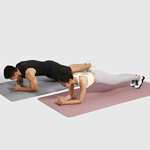 Keep Non-Slip Large Yoga Mat - Extra Long And Wide Exercise & Fitness Mat( 72"L X 32"W X 7Mm Thick) With Free Carrying Strap | Professional Tpe Workout Mat For All Types Of Yoga, Pilates & Home Workout, 7Mm, Smoky Pink #TOP5