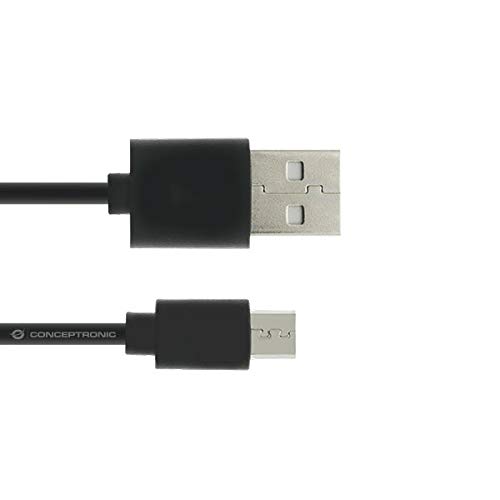 ConceptronicPower2Go USB-A to Micro-USB Cable 1 m Black Pack of 5