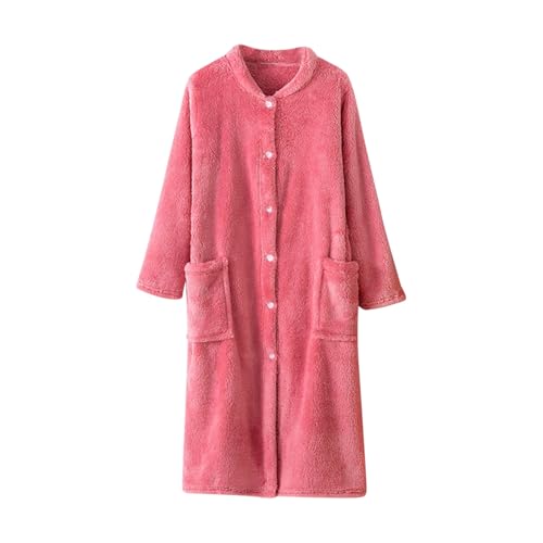 Flodxo Robe de chambre moelleuse chaude et confortable pour femme - Peignoir d'hiver en polaire...