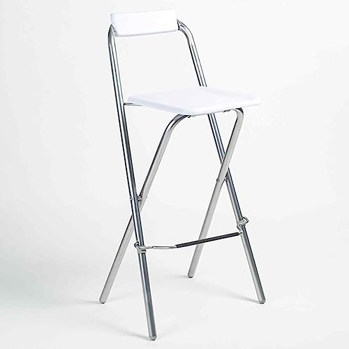 Taburetes Altos de Cocina Negro con Respaldo Marca Generic