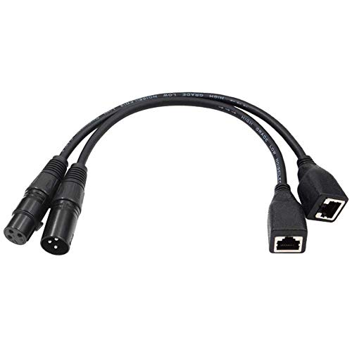 Adaptateur XLR vers RJ45 BEKER pour corriger les incompatibilités de câble sur contrôleur LED