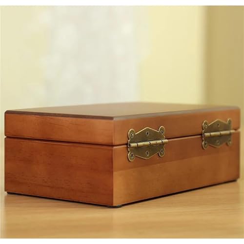Boîte à bagues en bois double couche : sublimez votre coiffeuse avec cet écrin rétro - 4
