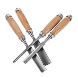 Applications créatives polyvalentes : ce kit de burins multifonctionnels pour la sculpture sur bois permet de réaliser des projets créatifs aussi bien pour les professionnels que pour les amateurs. il comprend un burin plat pour le bricolage