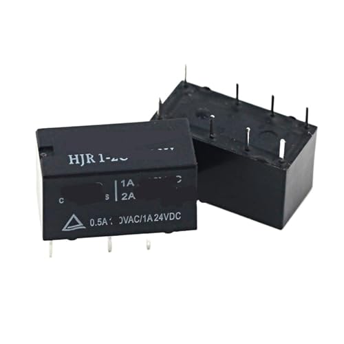Relé G5V-2-12VDC de doble polo y 2A para conmutación estable en placas impresas