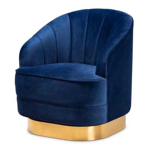 Luxe Velvet Swivel Accent Chair