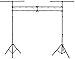 American Sound Connection Pro Audio Mobile DJ Light Stand 10 Foot Length Portable Truss Lighting System with T-Bar