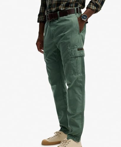 Superdry Ripstop Light Cargo Pant Pantalones, Laurel Khaki, 31W Unisex Adulto
