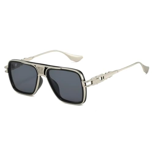 Lunettes de soleil punk en métal pour éviter l'éblouissement avec élégance vintage