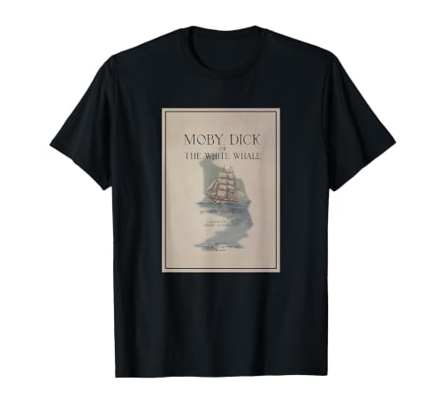 Moby Dick Cover T-Shirt, Men, Black, Small