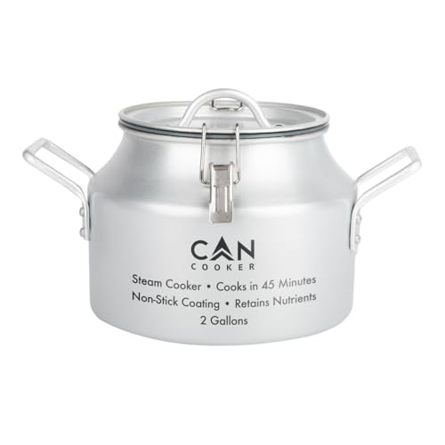CanCooker Junior - Premium Portable Camping Cookware with Non-Stick Coating | 2 Gallon Outdoor Steam Cooker for Camping, Hunting, Fishing & Backyard BBQ - 4 Pack