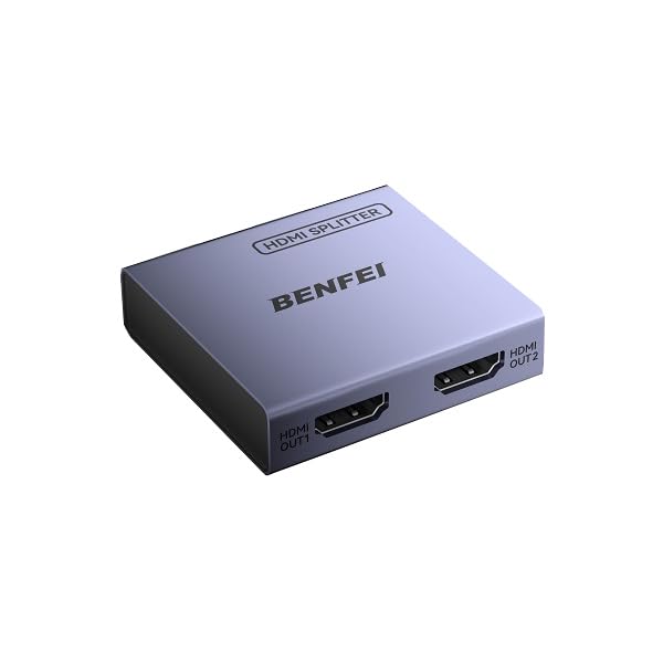 Divisor HDMI 4K 60Hz BENFEI con HDR y HDCP 2.2 para Dos Pantallas Espejo
