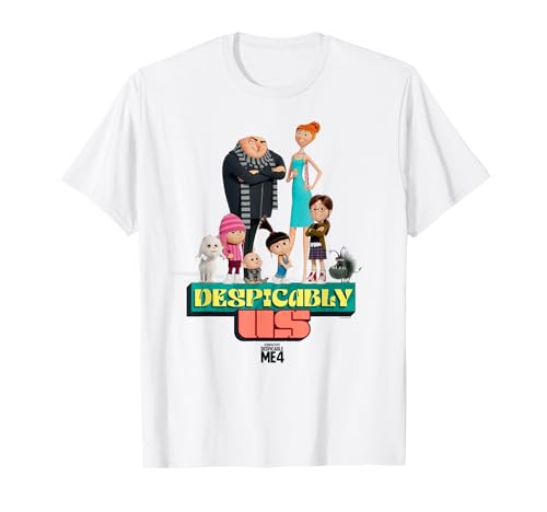 Minions Despicable Me 4 Despicably Us Gru & Family T-Shirt