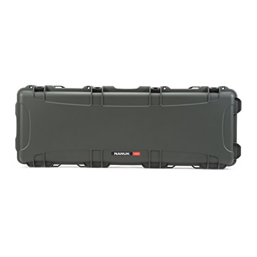 Nanuk 990 Waterproof Professional Gun Hard Case For Rifle W/ Wheels - Olive,Long,990-0006 #TOP25