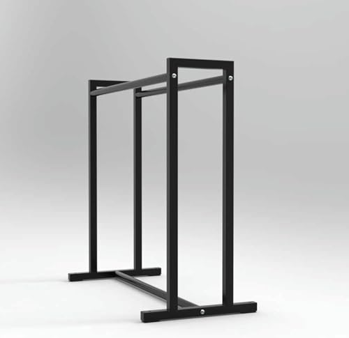 Support de rangement pour raquettes de fitness en acier avec roues amovibles