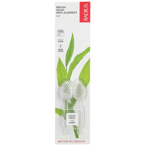 Recharges brosse à dents RADIUS souples pour votre routine bien-être matinale